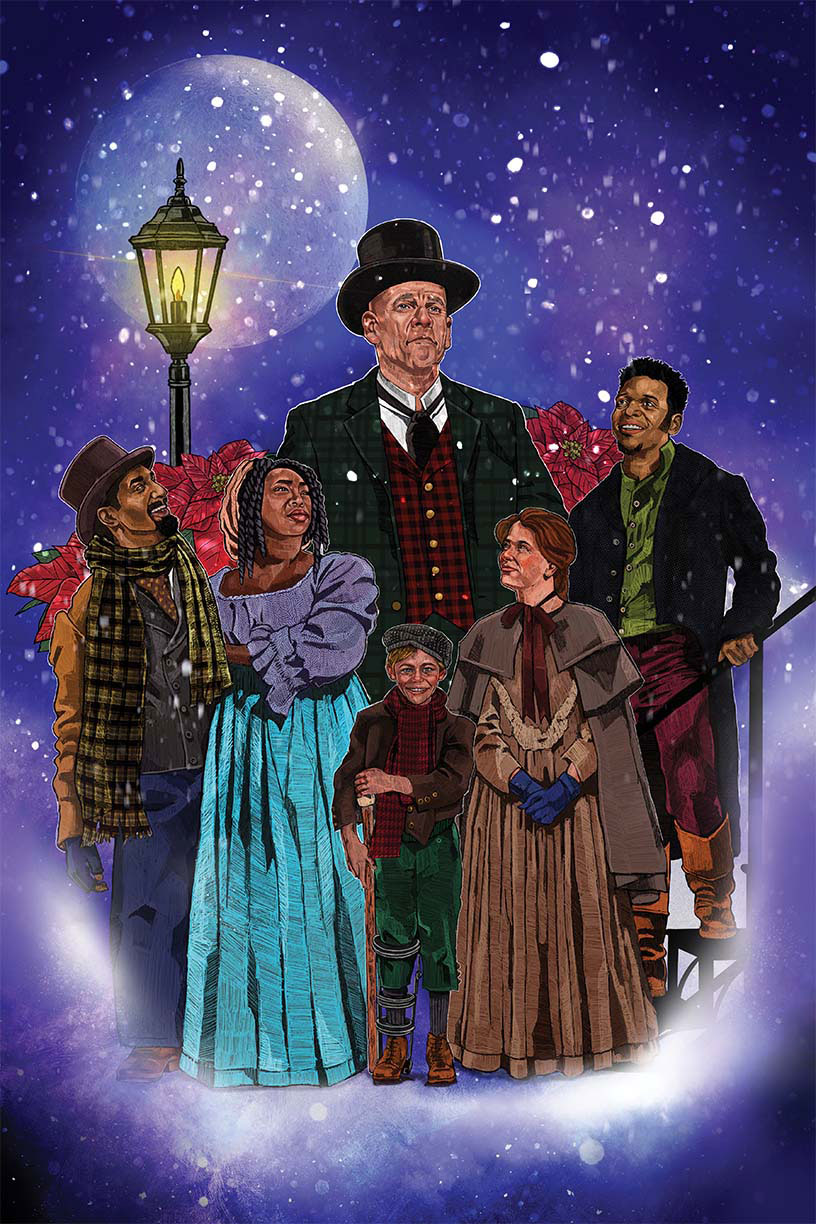 Characters from A Christmas Carol.
